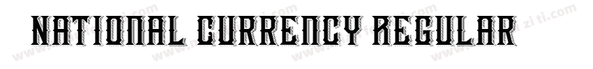 SS National Currency Regular字体转换